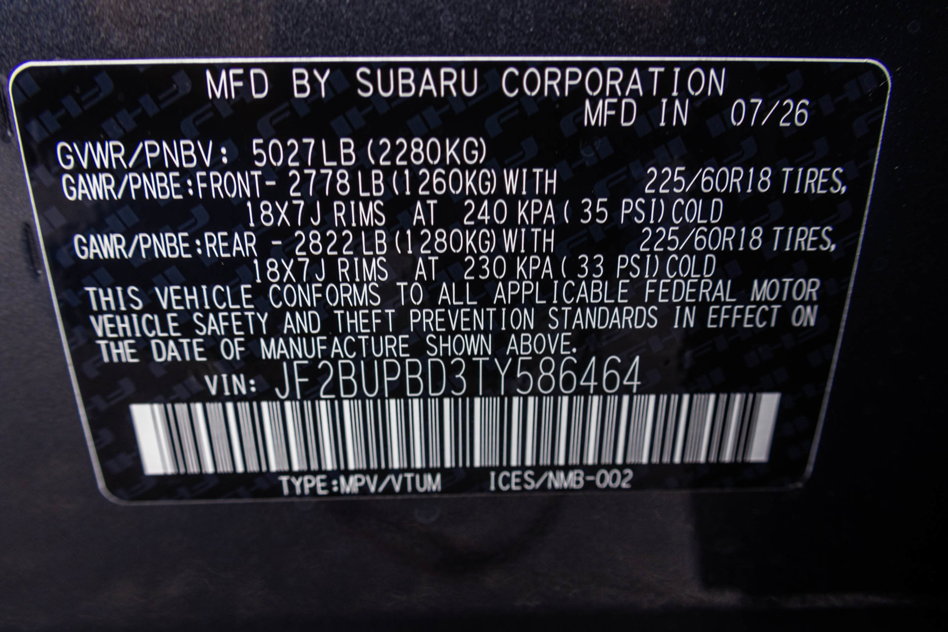 New 2026 Subaru Outback Premium AWD/4WD image 47