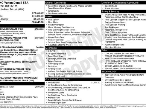 Used 2021 GMC Yukon Denali w/ Denali Premium Package image 33