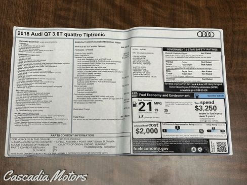 Used 2018 Audi Q7 3.0T Premium Plus image 3