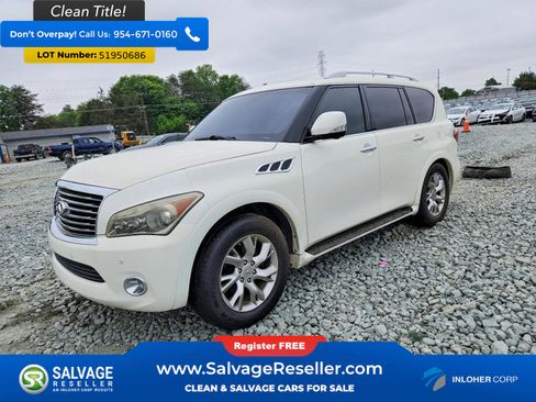 Used 2013 INFINITI QX56 4WD w/ Theater Pkg image 1