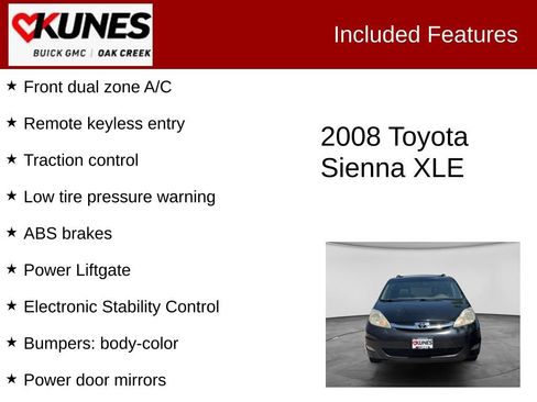 Used 2008 Toyota Sienna XLE FWD image 2