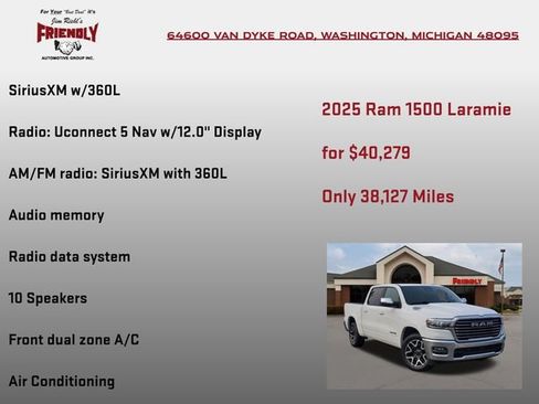 Used 2025 RAM 1500 Laramie AWD/4WD image 10