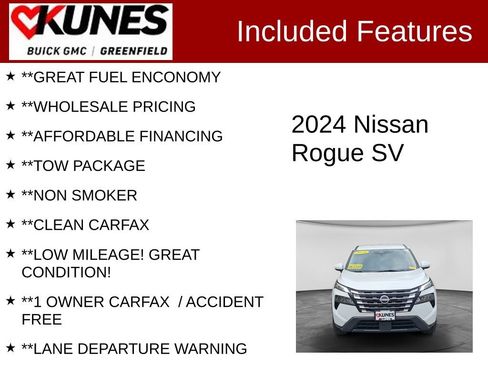 Used 2024 Nissan Rogue SV AWD/4WD image 3