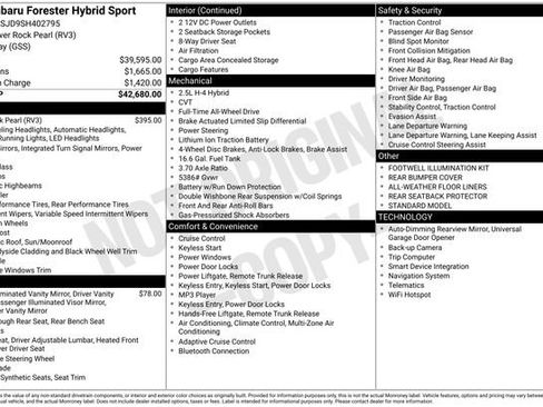 Used 2025 Subaru Forester Sport image 6