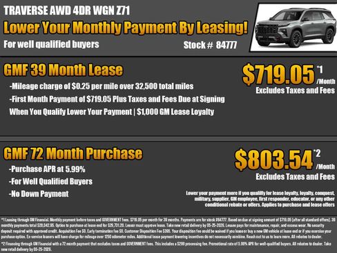 New 2026 Chevrolet Traverse Z71 w/ Driver Confidence Package AWD/4WD image 2