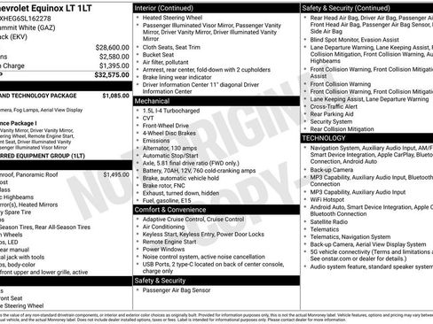 Used 2025 Chevrolet Equinox LT w/ Safety and Technology Package FWD image 6