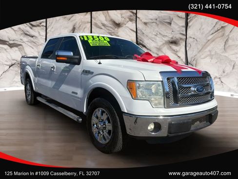 Used 2012 Ford F150 Lariat w/ Lariat Chrome Pkg image 1