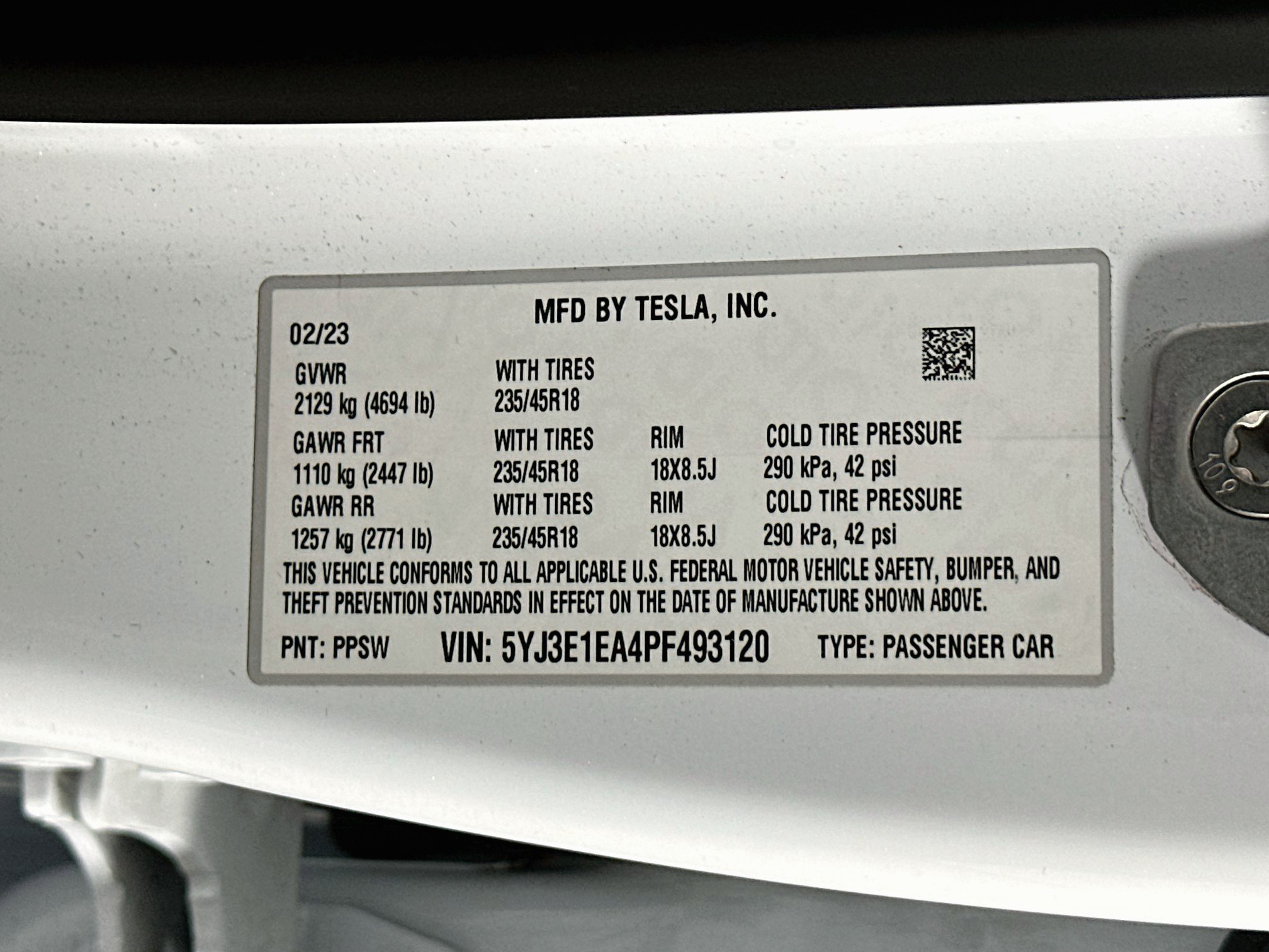 Used 2023 Tesla Model 3 Standard Range RWD image 12