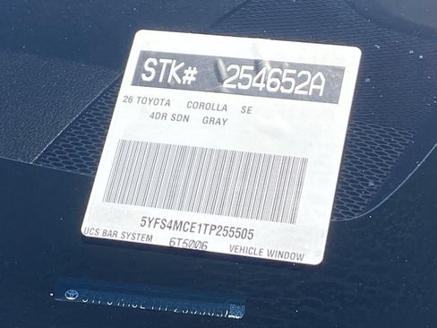 Certified 2026 Toyota Corolla SE FWD image 38