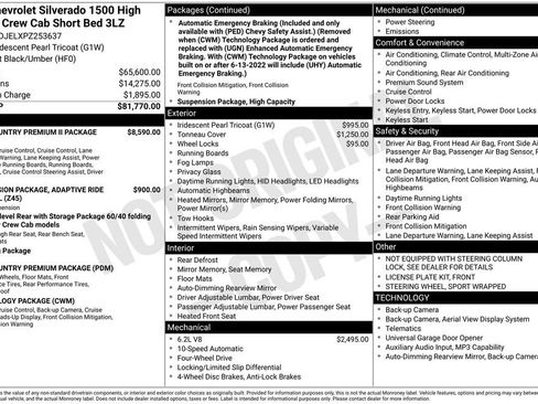 Used 2023 Chevrolet Silverado 1500 High Country AWD/4WD image 4