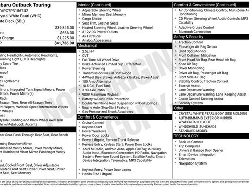 Used 2023 Subaru Outback Touring image 6