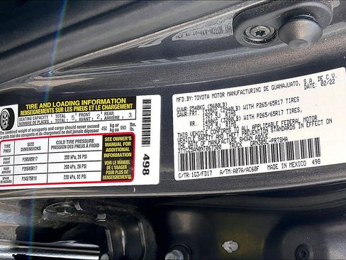 Used 2022 Toyota Tacoma TRD Sport w/ Technology Package AWD/4WD image 34
