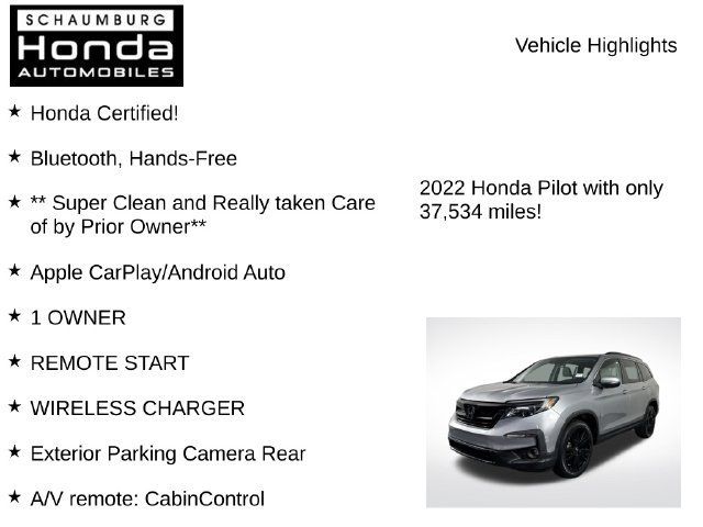Used 2022 Honda Pilot Special Edition image 14