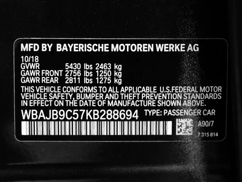 Used 2019 BMW M550i xDrive w/ Premium Package 2 AWD/4WD image 79