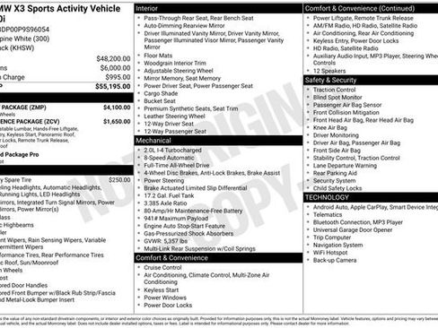 Certified 2023 BMW X3 xDrive30i w/ M Sport Package image 7
