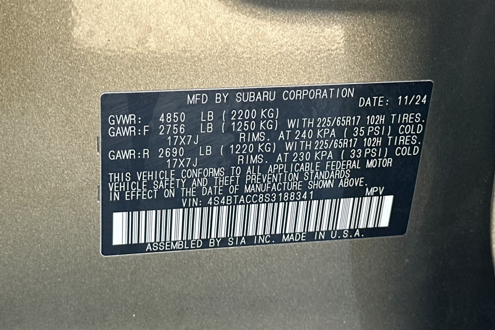 Used 2025 Subaru Outback Premium w/ Popular Package #1 AWD/4WD image 30
