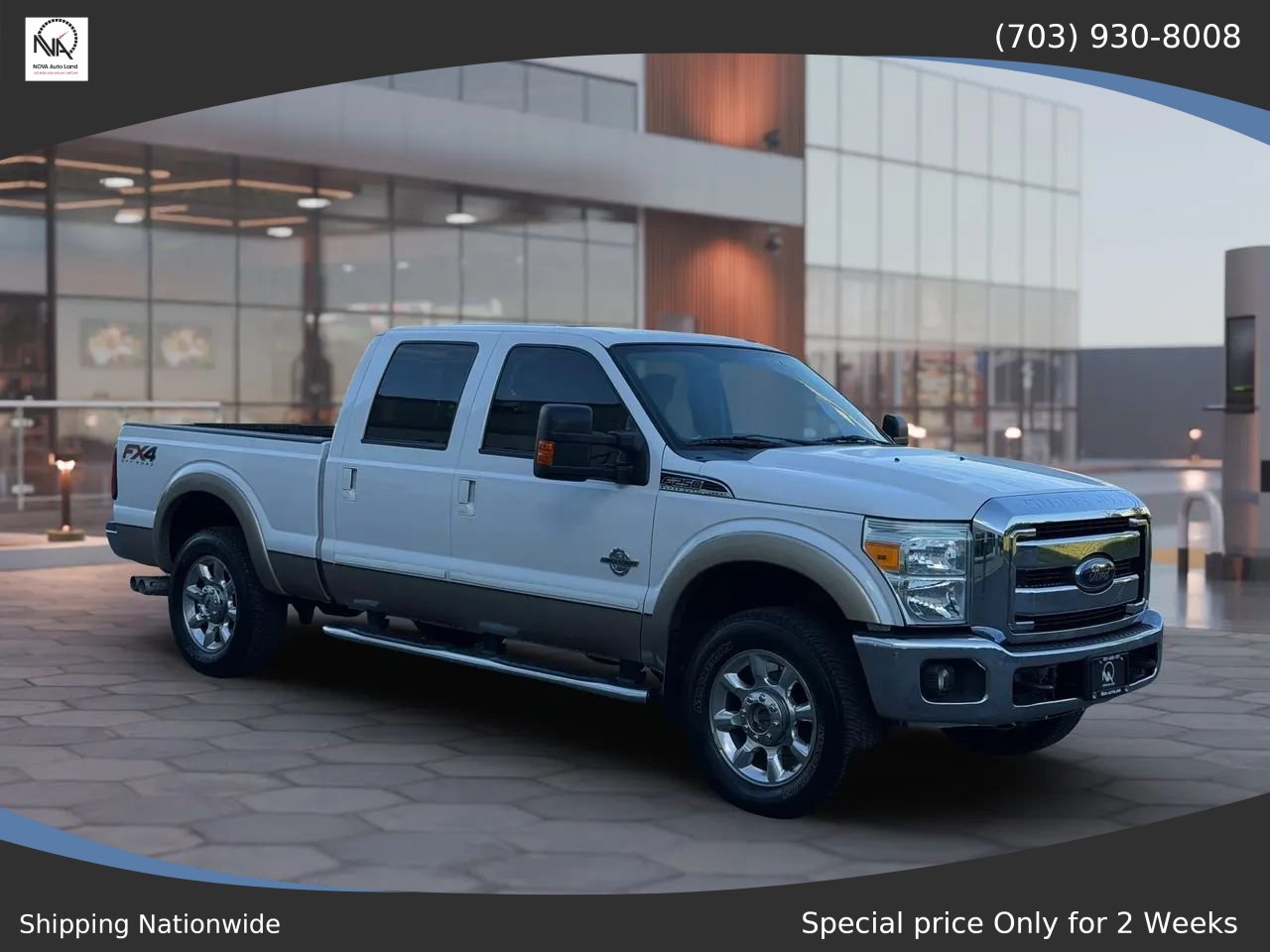 Used 2012 Ford F250 Lariat w/ Lariat Ultimate Pkg AWD/4WD image 2