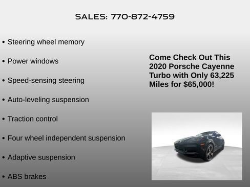 Used 2020 Porsche Cayenne Turbo image 20