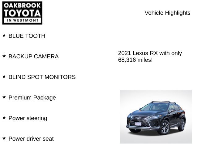 Used 2021 Lexus RX 350 AWD w/ Premium Package image 5