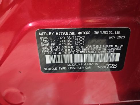 Used 2021 Mitsubishi Mirage LE image 28