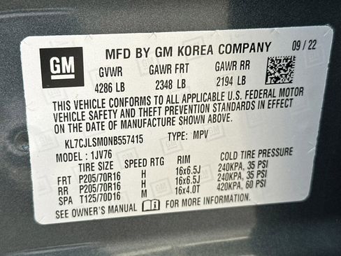 Used 2022 Chevrolet Trax LT w/ LT Convenience Package image 33