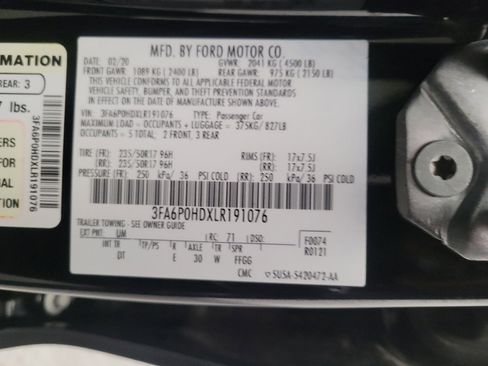 Used 2020 Ford Fusion SE image 33