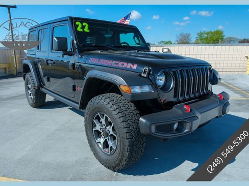 Used 2022 Jeep Wrangler Unlimited Rubicon w/ Cold Weather Group AWD/4WD image 1
