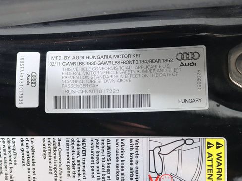 Used 2011 Audi TT 2.0T Premium Plus AWD/4WD image 26
