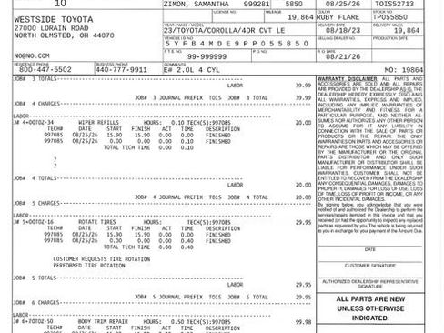 Used 2023 Toyota Corolla LE w/ Carpet Mat Package (TMS) FWD image 19