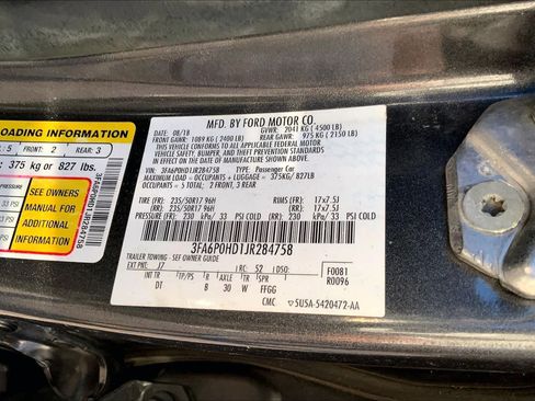 Used 2018 Ford Fusion SE w/ Fusion SE Technology Package image 29