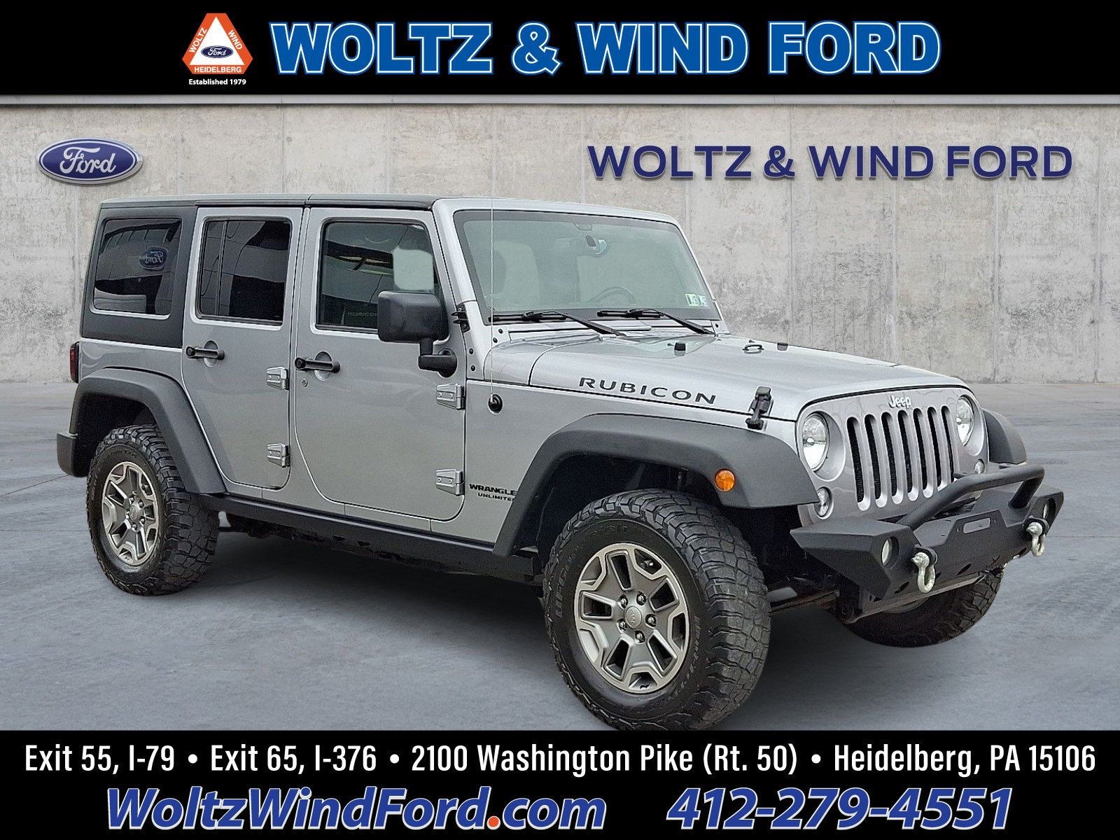 Used 2016 Jeep Wrangler Unlimited Rubicon w/ Connectivity Group AWD/4WD image 1