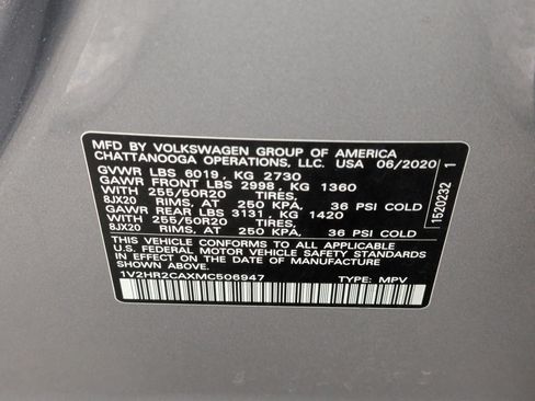 Used 2021 Volkswagen Atlas SE w/ Towing Package AWD/4WD image 28