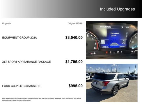 Used 2022 Ford Explorer XLT w/ Equipment Group 202A RWD image 5