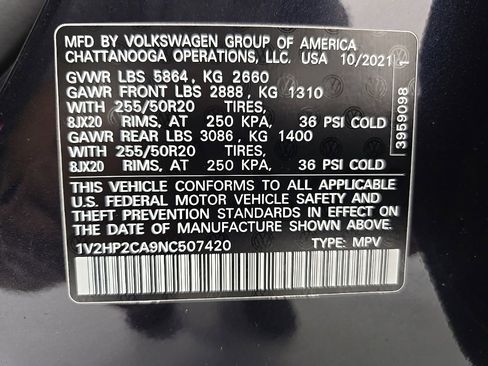 Used 2022 Volkswagen Atlas SE image 22
