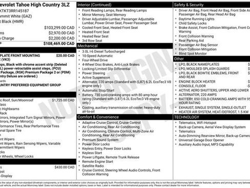 Used 2024 Chevrolet Tahoe High Country AWD/4WD image 32