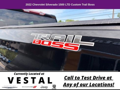Used 2022 Chevrolet Silverado 1500 Custom Trail Boss w/ LPO, Dark Essentials Package AWD/4WD image 14