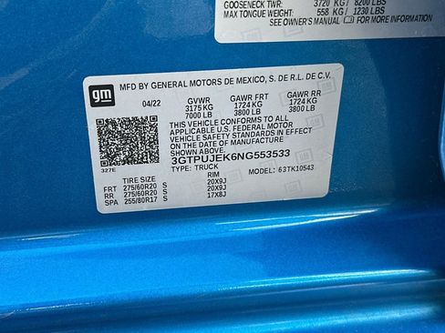 Used 2022 GMC Sierra 1500 Elevation image 52