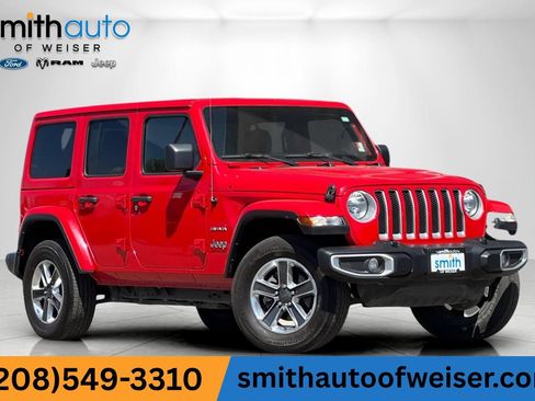 Used 2023 Jeep Wrangler Unlimited Sahara AWD/4WD image 1
