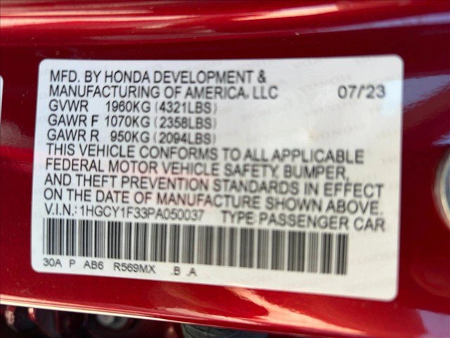Used 2023 Honda Accord EX image 23