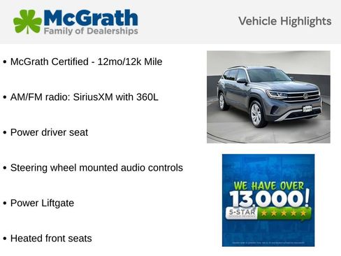 Used 2023 Volkswagen Atlas SE AWD/4WD image 6