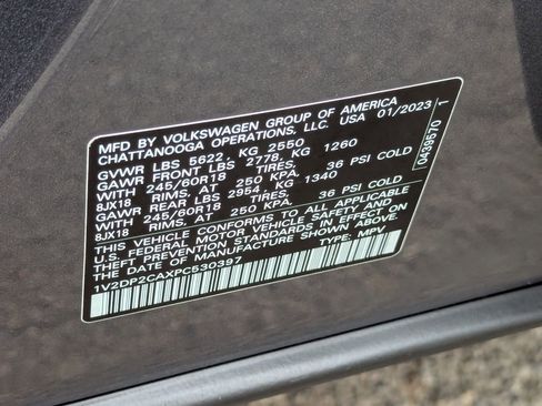 Certified 2023 Volkswagen Atlas SE FWD image 39