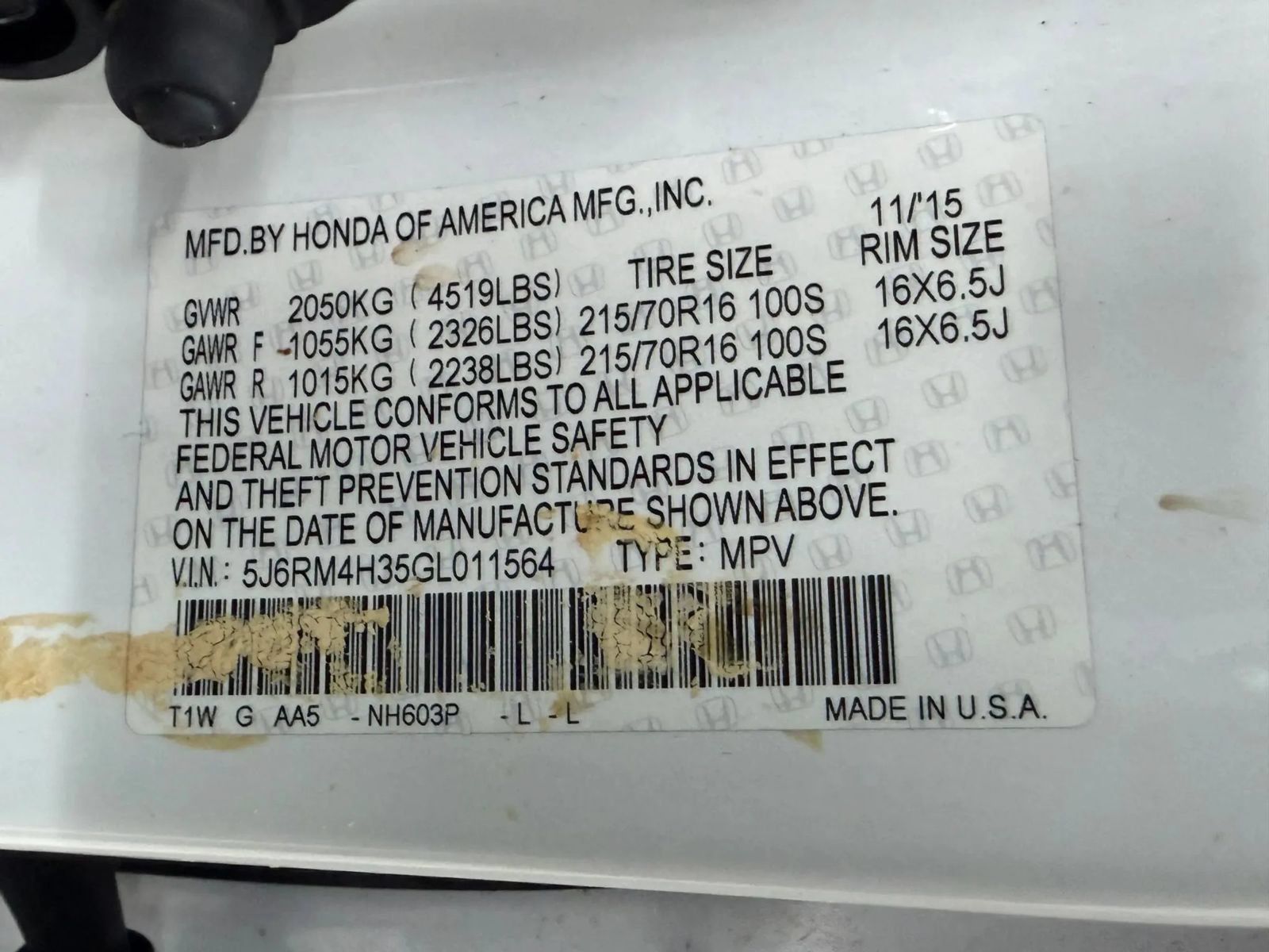 Used 2016 Honda CR-V LX image 33