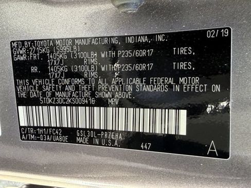 Used 2019 Toyota Sienna LE FWD image 25