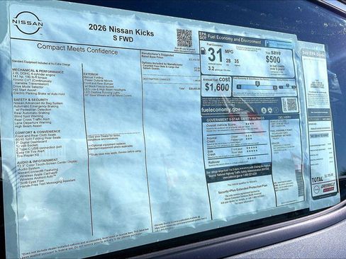 New 2026 Nissan Kicks S image 14