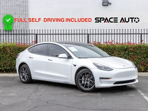 Used 2021 Tesla Model 3 Long Range AWD/4WD image 1