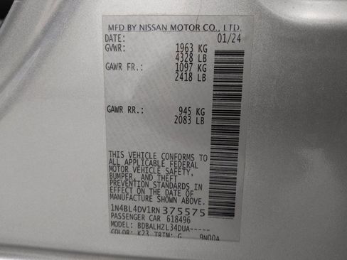 Used 2024 Nissan Altima 2.5 SV image 33