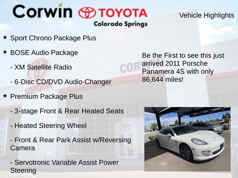 Used 2011 Porsche Panamera 4S AWD/4WD image 4
