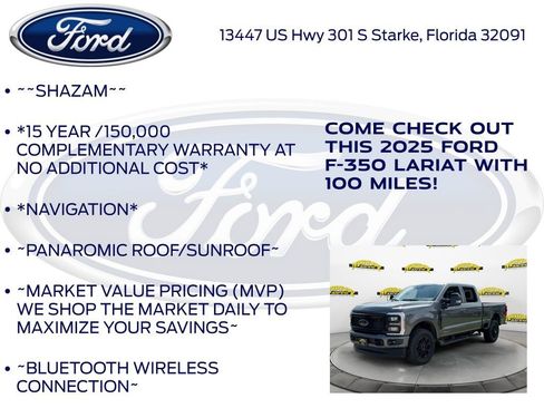 New 2025 Ford F350 Lariat w/ Lariat Ultimate Package image 5