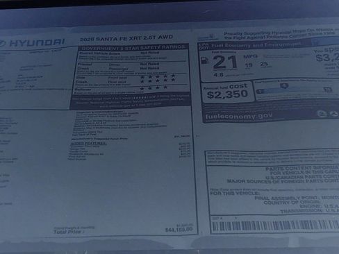 New 2026 Hyundai Santa Fe XRT AWD/4WD image 31