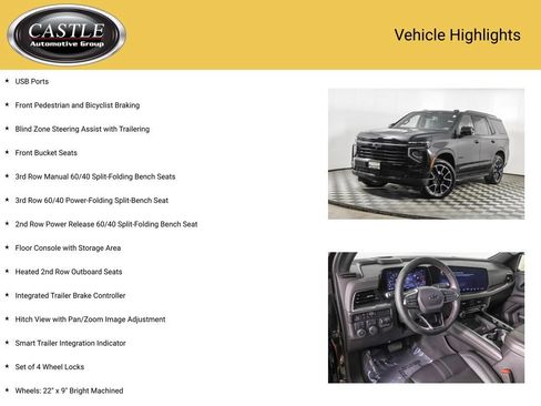 Used 2025 Chevrolet Tahoe RST w/ Comfort Package AWD/4WD image 16